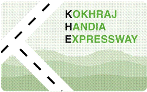 Kokhraj–Handia Expressway / Cube Highways logo